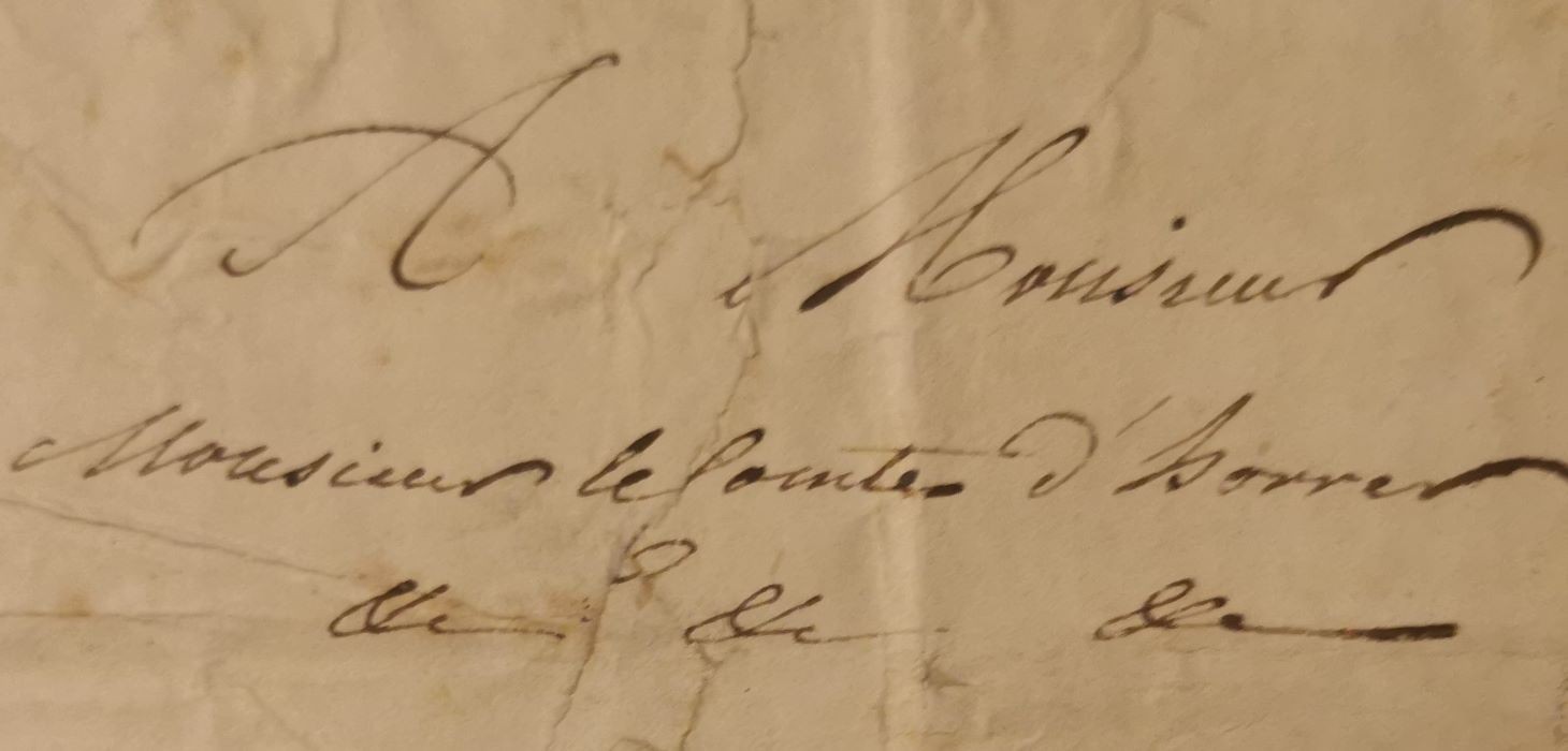 Adresse de la lettre de Charles X