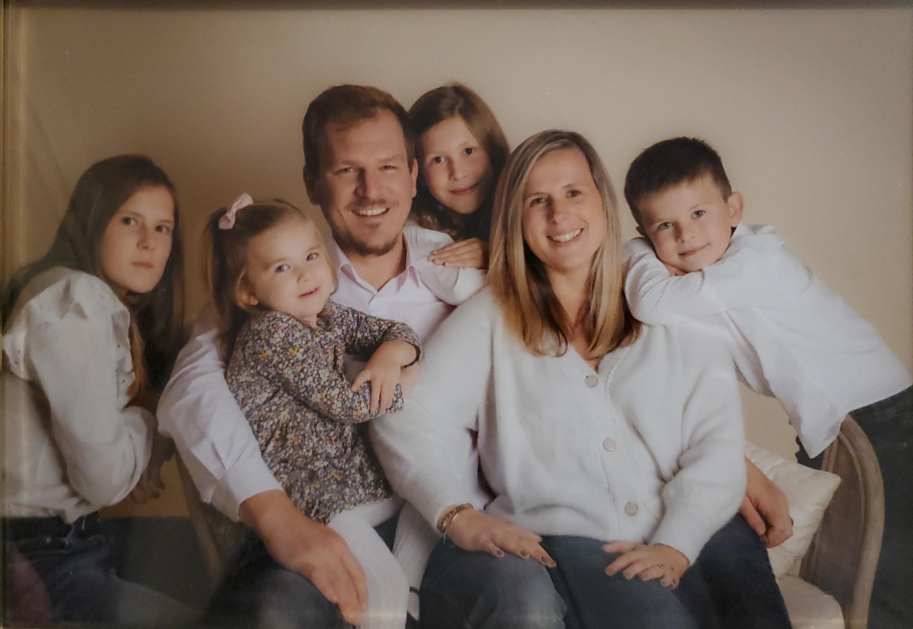 François-Xavier d'Horrer et sa famille